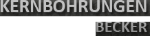Logo: Kernbohrungen Becker
